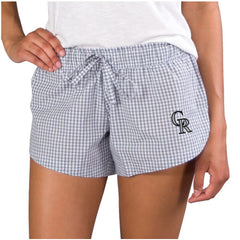 Colorado Rockies Concepts Sport Women's Tradition Woven Shorts | MLB Near me