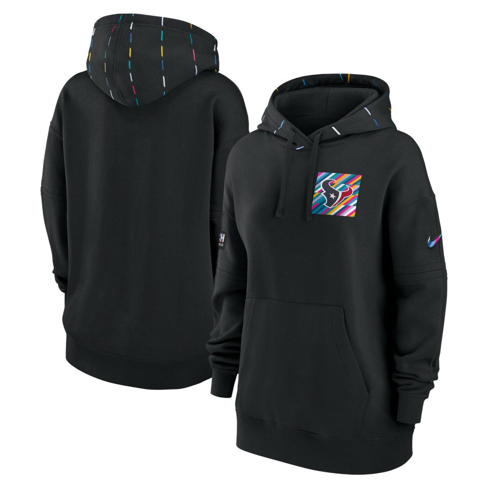 Houston Texans Nike Women's 2023 NFL Crucial Catch Club Pullover Hoodie
