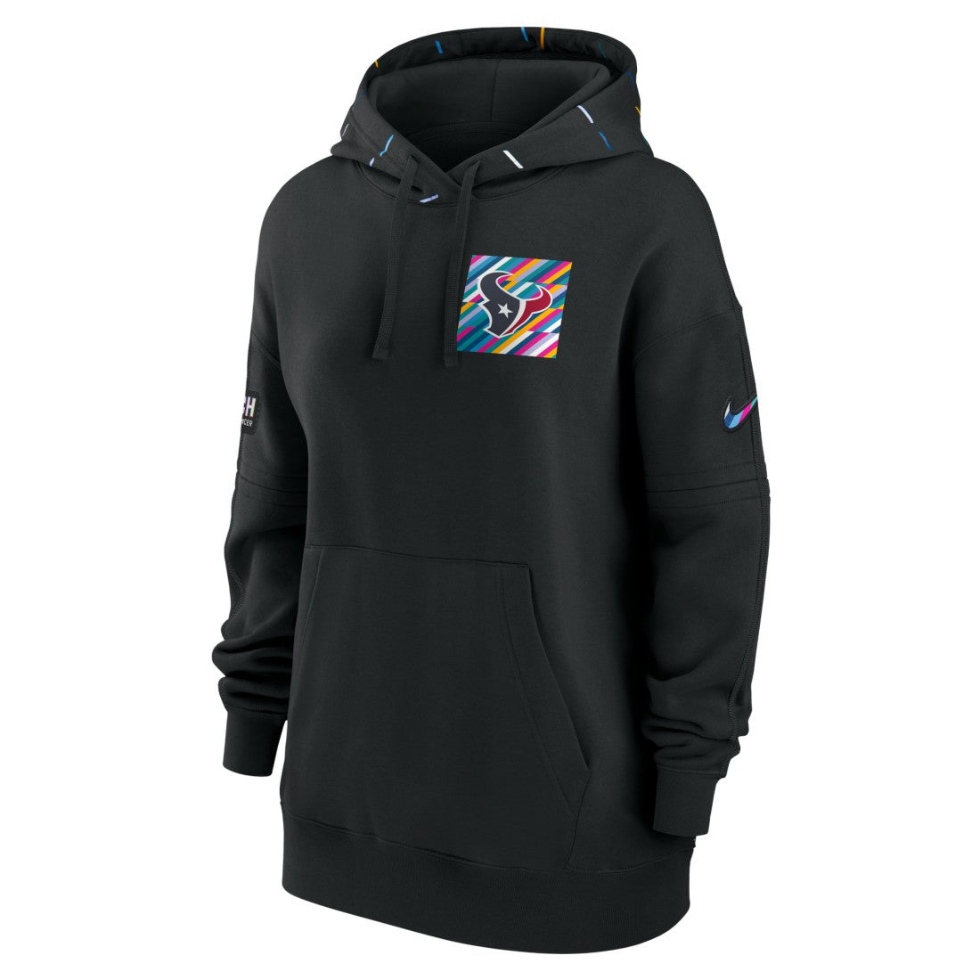 Houston Texans Nike Women's 2023 NFL Crucial Catch Club Pullover Hoodie