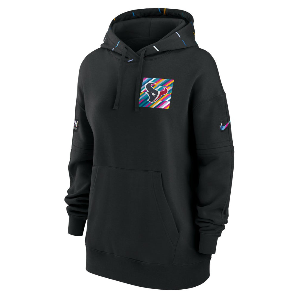 Houston Texans Nike Women's 2023 NFL Crucial Catch Club Pullover Hoodie