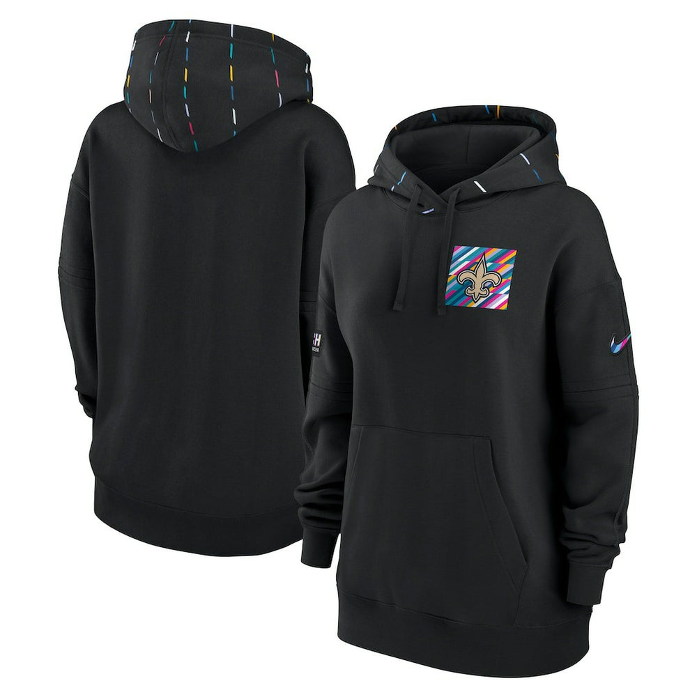 New Orleans Saints Nike Women's 2023 NFL Crucial Catch Club Pullover Hoodie