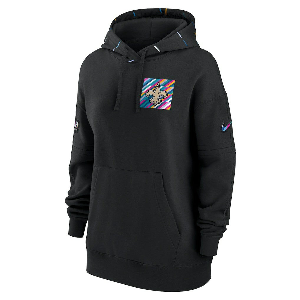 New Orleans Saints Nike Women's 2023 NFL Crucial Catch Club Pullover Hoodie