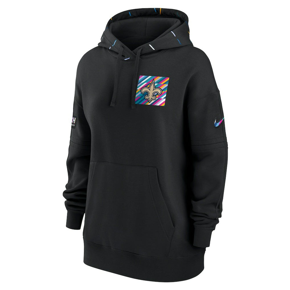 New Orleans Saints Nike Women's 2023 NFL Crucial Catch Club Pullover Hoodie