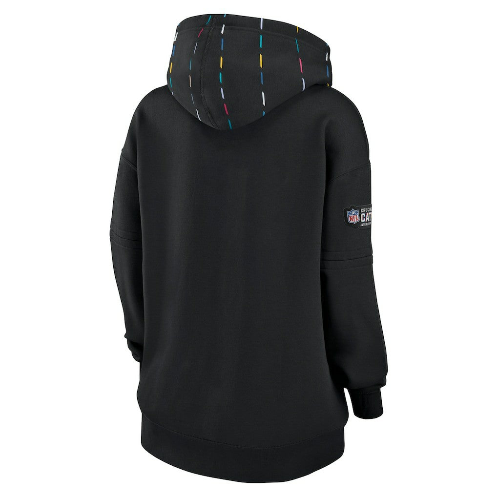 Las Vegas Raiders Nike Women's 2023 NFL Crucial Catch Club Pullover Hoodie