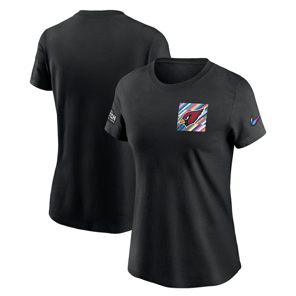 Arizona Cardinals Nike Women's Crucial Catch Sideline Tri-Blend T-Shirt