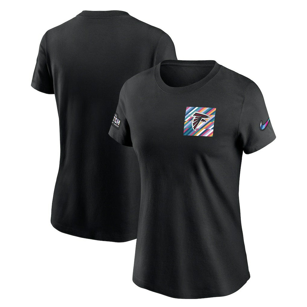 Atlanta Falcons Nike Women's Crucial Catch Sideline Tri-Blend T-Shirt