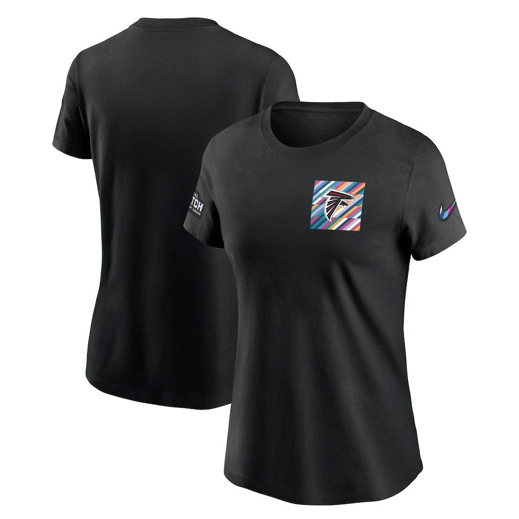 Atlanta Falcons Nike Women's Crucial Catch Sideline Tri-Blend T-Shirt