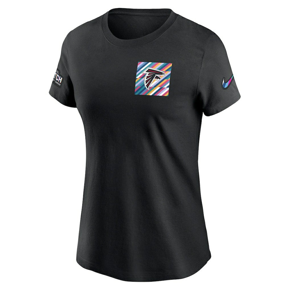 Atlanta Falcons Nike Women's Crucial Catch Sideline Tri-Blend T-Shirt