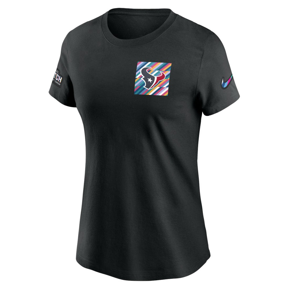 Houston Texans Nike Women's Crucial Catch Sideline Tri-Blend T-Shirt