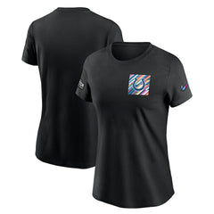 Indianapolis Colts Nike Women's Crucial Catch Sideline Tri-Blend T-Shirt