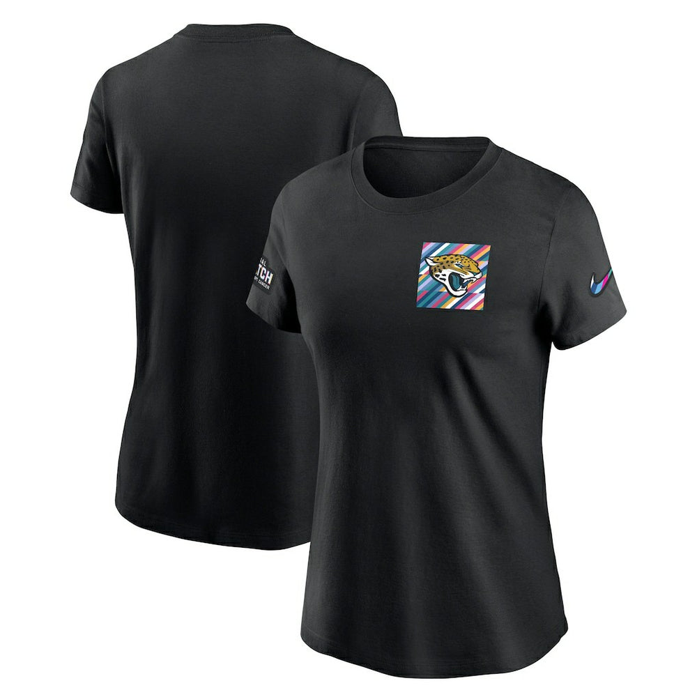 Jacksonville Jaguars Nike Women's Crucial Catch Sideline Tri-Blend T-Shirt