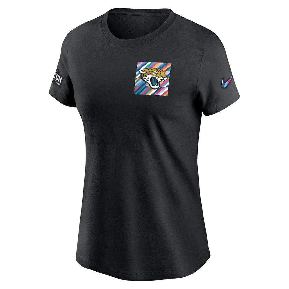 Jacksonville Jaguars Nike Women's Crucial Catch Sideline Tri-Blend T-Shirt