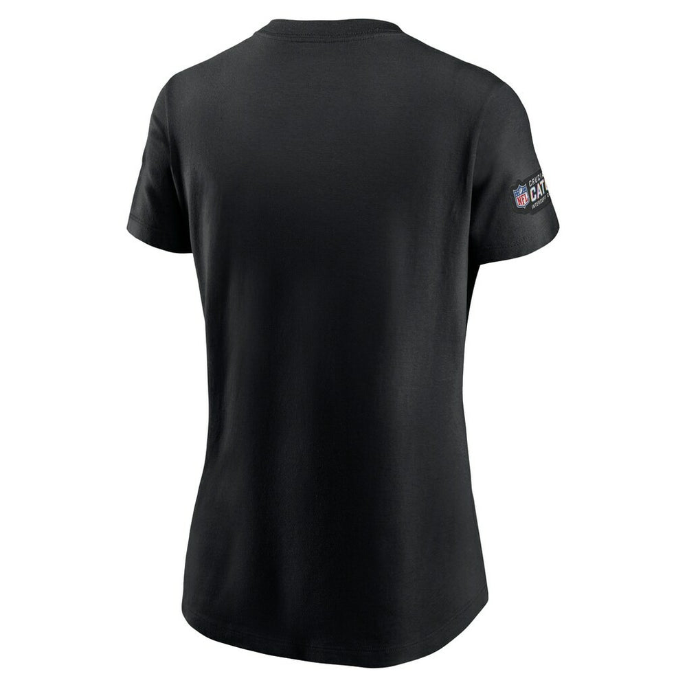 Jacksonville Jaguars Nike Women's Crucial Catch Sideline Tri-Blend T-Shirt