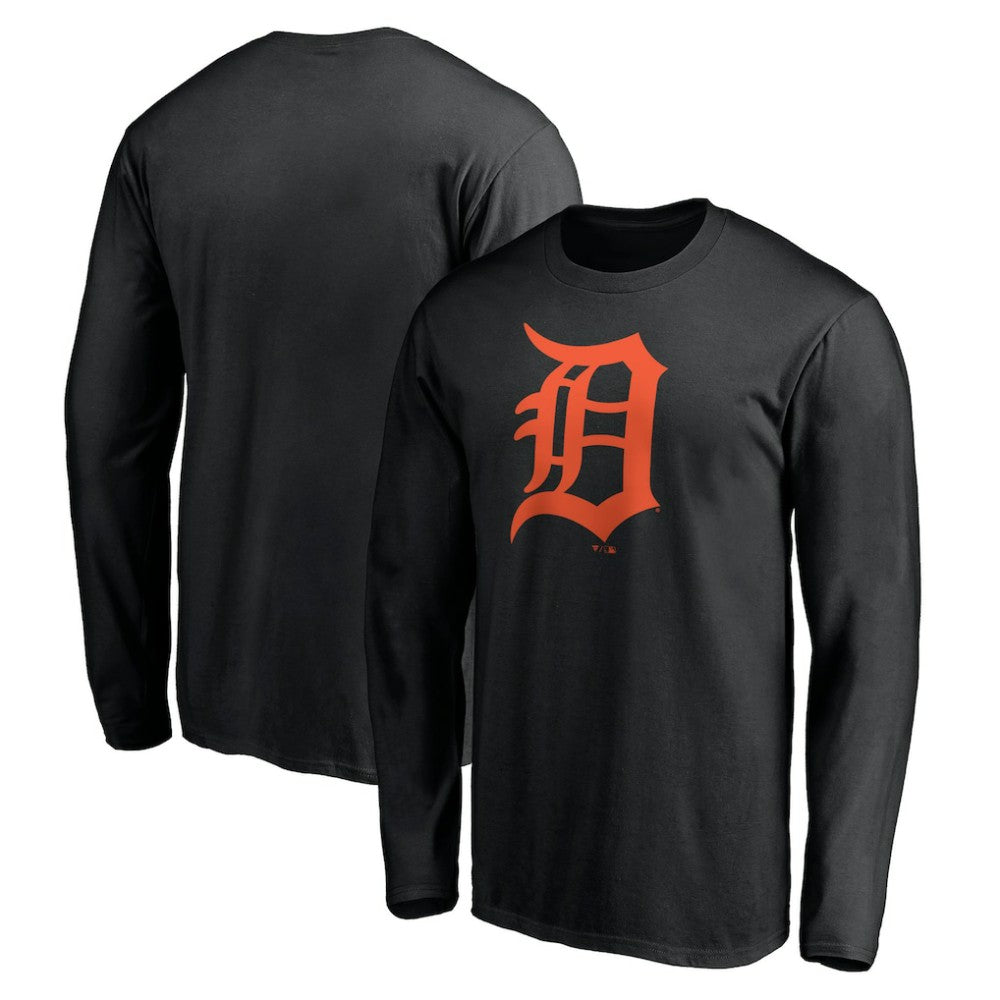 Detroit Tigers Official Team Logo Long Sleeve T-Shirt | MLB Sale