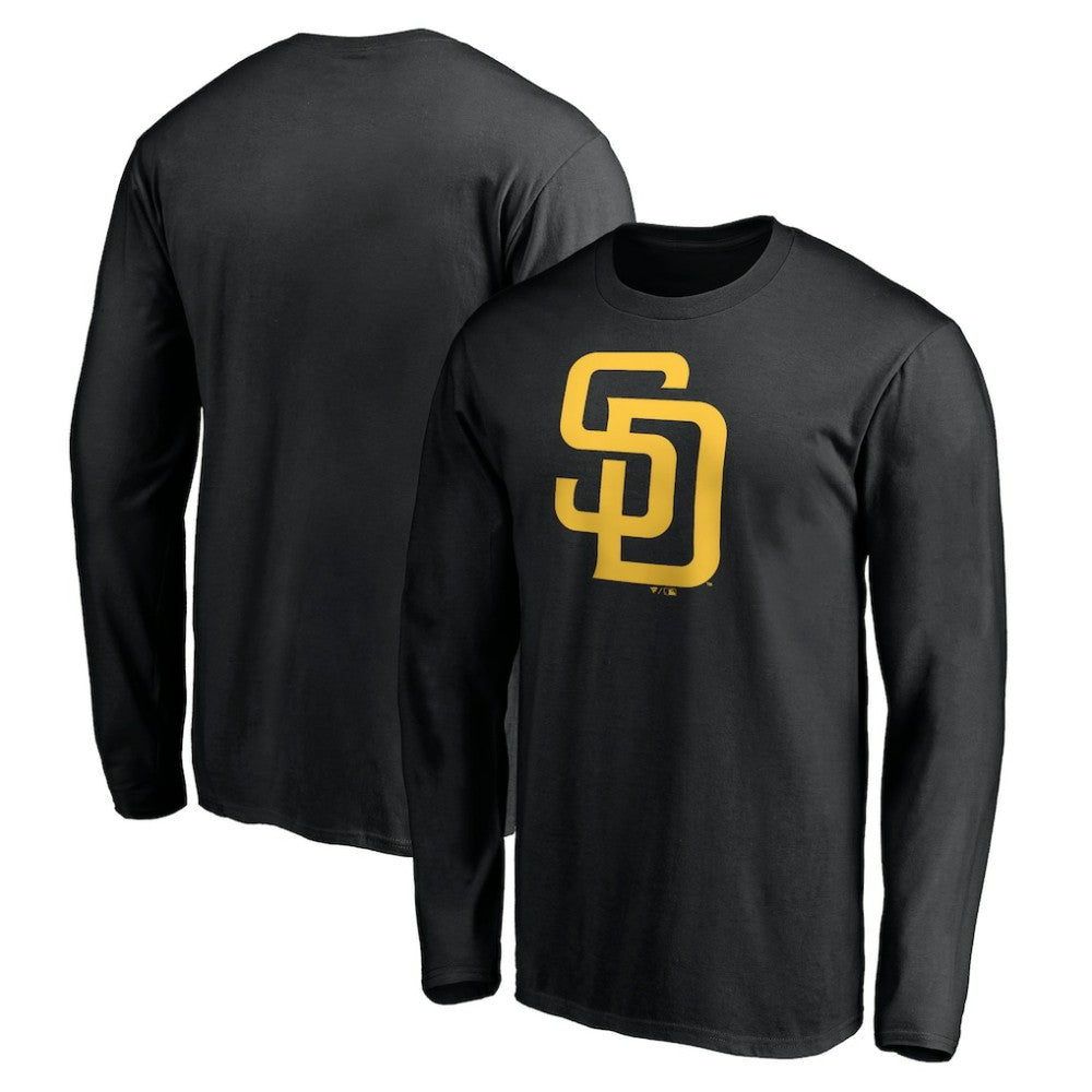 San Diego Padres Official Team Logo Long Sleeve T-Shirt | MLB New