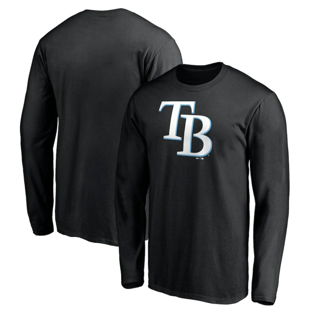 Tampa Bay Rays Official Team Logo Long Sleeve T-Shirt | MLB On Sale