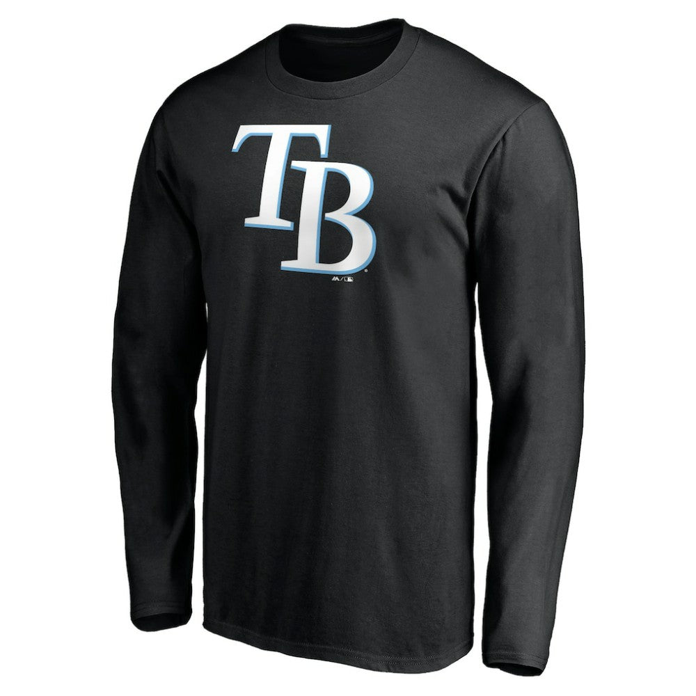 Tampa Bay Rays Official Team Logo Long Sleeve T-Shirt | MLB On Sale
