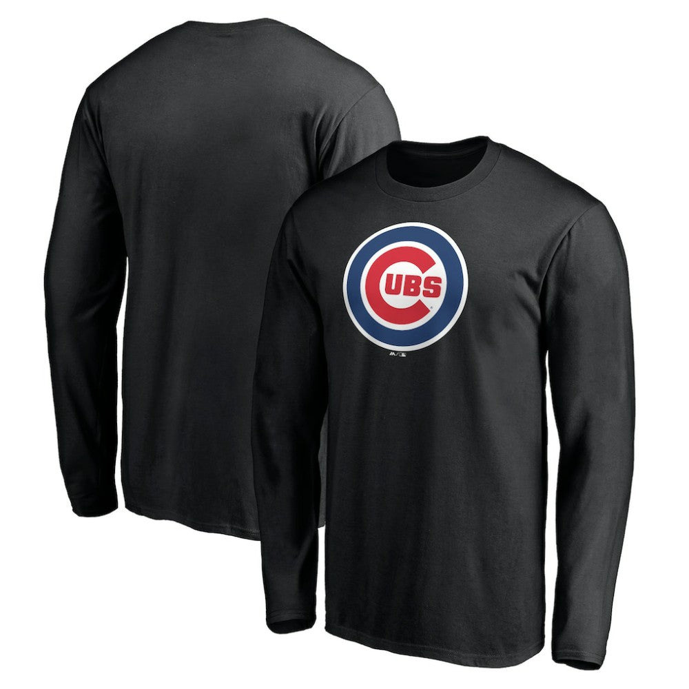 Chicago Cubs Official Team Logo Long Sleeve T-Shirt | MLB Discount