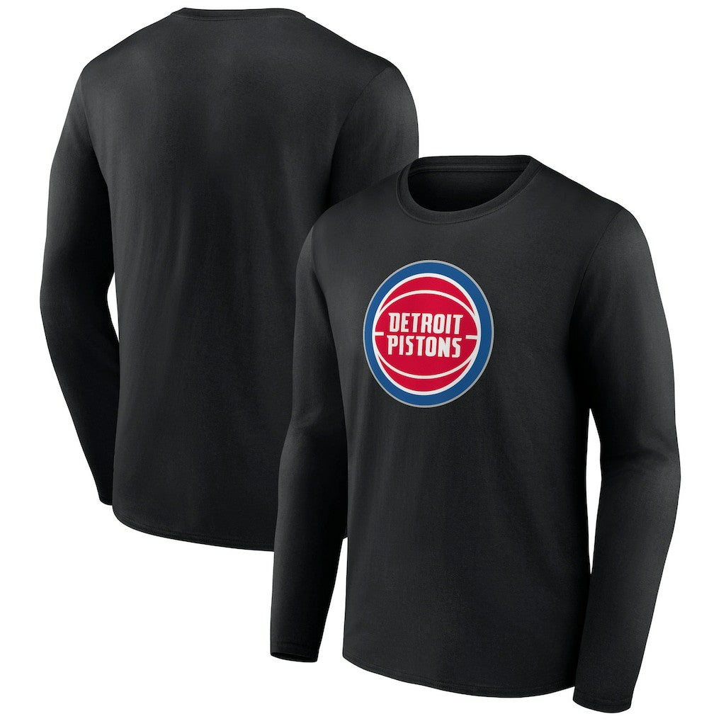 Detroit Pistons Primary Team Logo Long Sleeve T-Shirt sale Discount