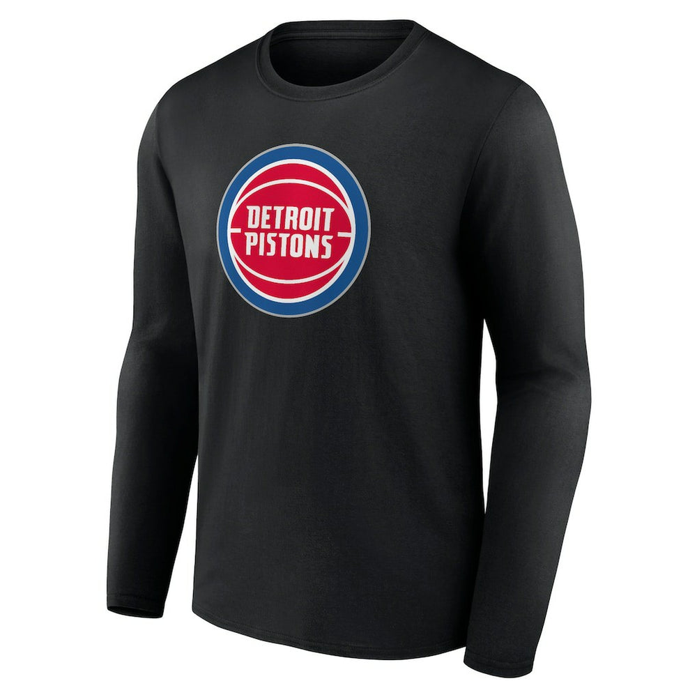 Detroit Pistons Primary Team Logo Long Sleeve T-Shirt sale Discount