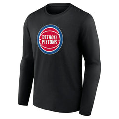 Detroit Pistons Primary Team Logo Long Sleeve T-Shirt sale Discount