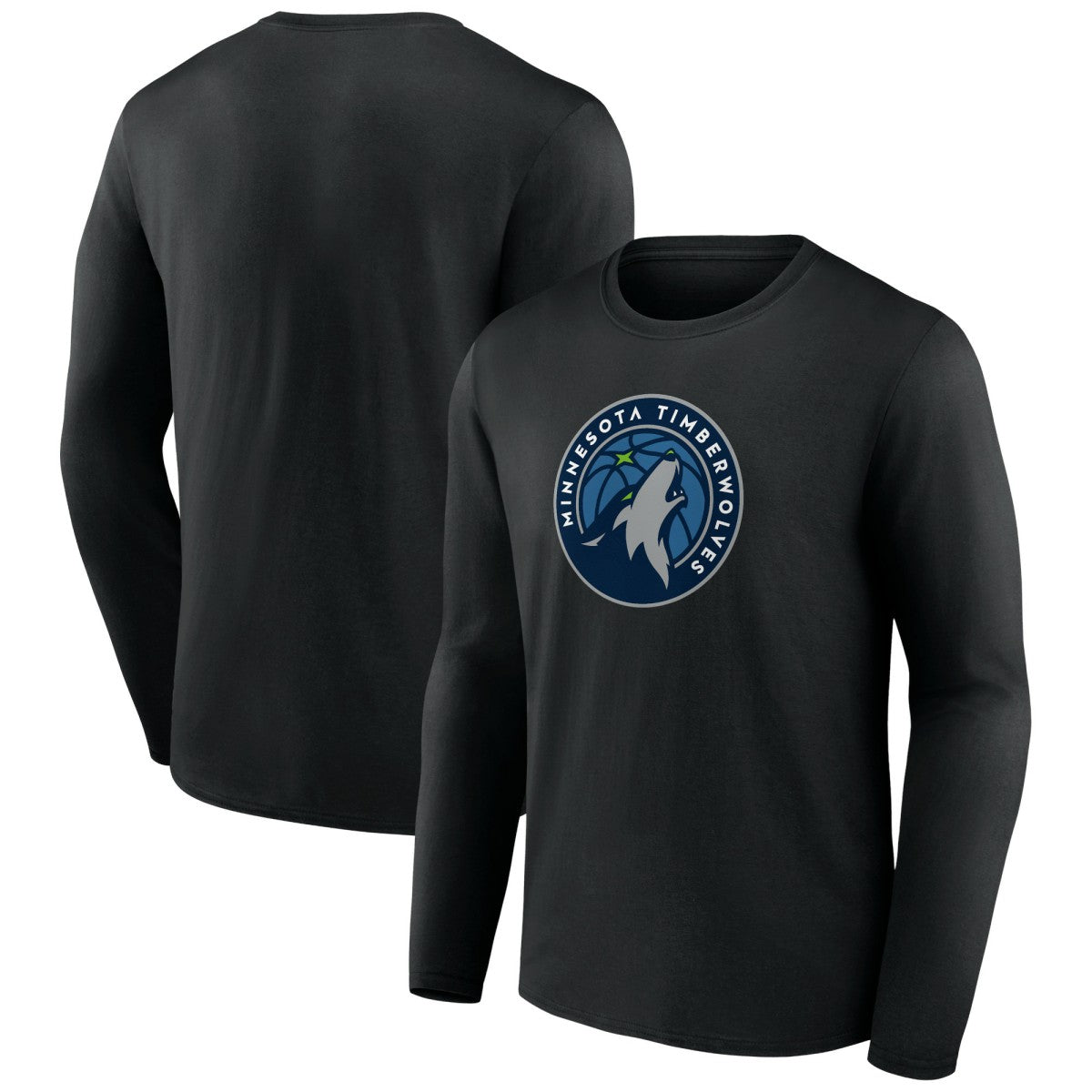 Minnesota Timberwolves Primary Team Logo Long Sleeve T-Shirt On Sale