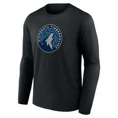 Minnesota Timberwolves Primary Team Logo Long Sleeve T-Shirt On Sale