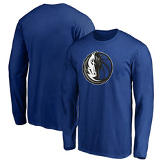 Dallas Mavericks Primary Team Logo Long Sleeve T-Shirt sale New
