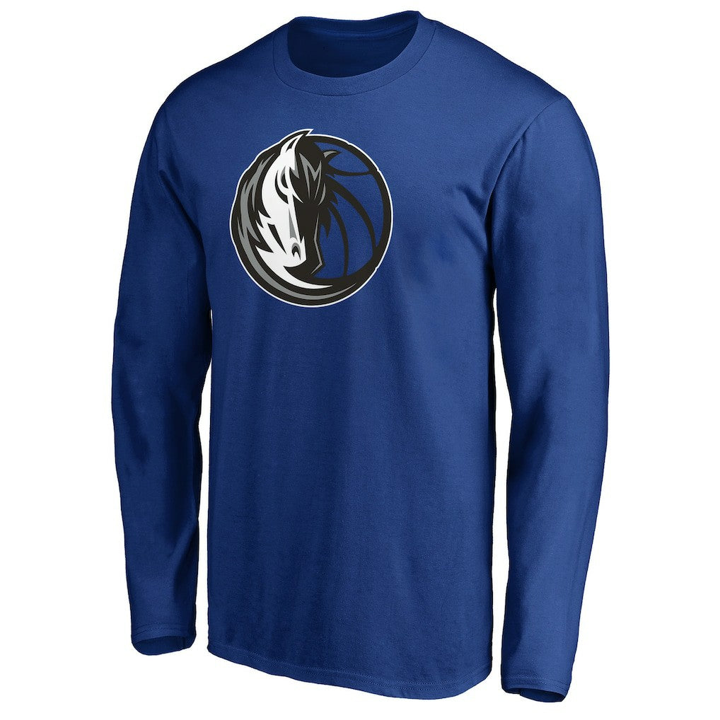 Dallas Mavericks Primary Team Logo Long Sleeve T-Shirt sale New