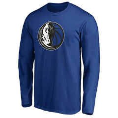 Dallas Mavericks Primary Team Logo Long Sleeve T-Shirt sale New