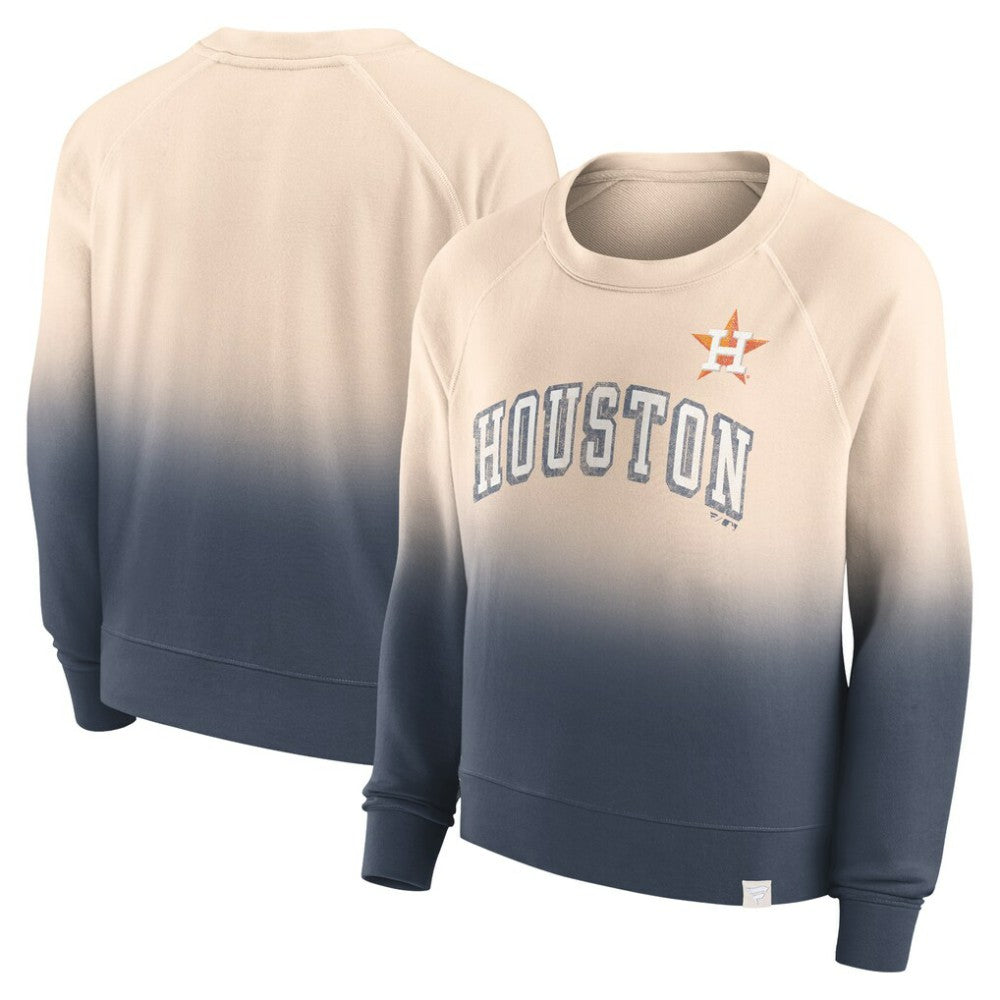 Houston Astros Fanatics Women's Luxe Lounge Arch Raglan Pullover Sweatshirt | MLB Near me