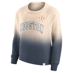 Houston Astros Fanatics Women's Luxe Lounge Arch Raglan Pullover Sweatshirt | MLB Near me