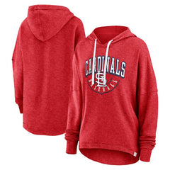 St. Louis Cardinals Fanatics Women's Luxe Pullover Hoodie | MLB Near me