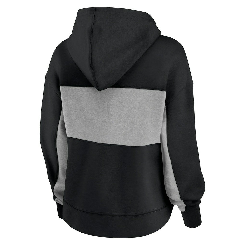 Carolina Panthers Fanatics Women's Filled Stat Sheet Lighweight Modest Crop Hoodie