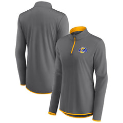 Los Angeles Rams  Women's Adult Corner Long Sleeve 1/4 Zip Top