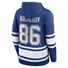 Nikita Kucherov Tampa Bay Lightning Fanatics Name & Number Lace-Up Pullover Hoodie On Sale