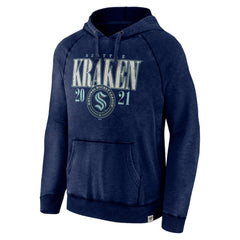 Seattle Kraken Fanatics Shoulder-To-Shoulder Raglan Pullover Hoodie On Sale