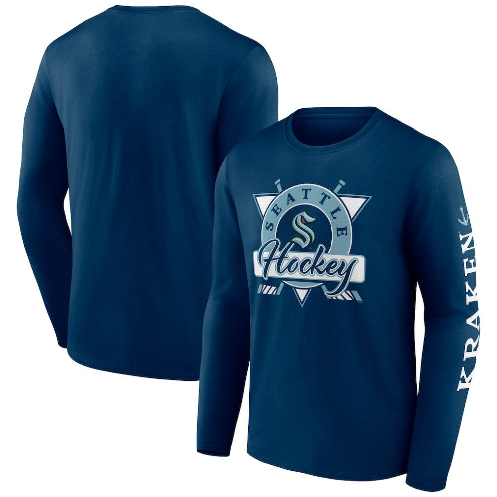 Seattle Kraken Fanatics Rinkside Long Sleeve T-Shirt Outlet