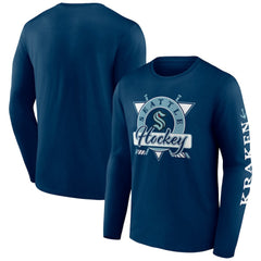 Seattle Kraken Fanatics Rinkside Long Sleeve T-Shirt Outlet