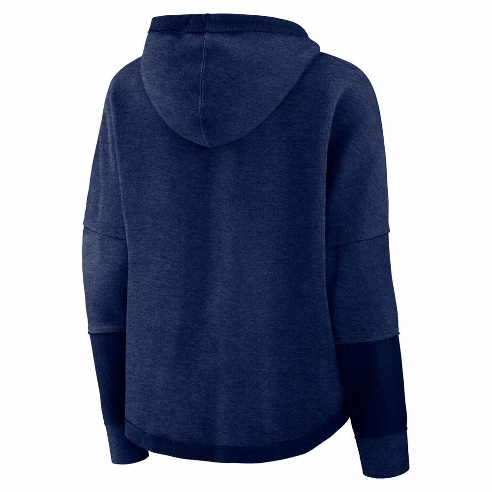 Tennessee Titans Fanatics Women's Lightewight Modest Crop Lounge Helmet Arch Pullover Hoodie