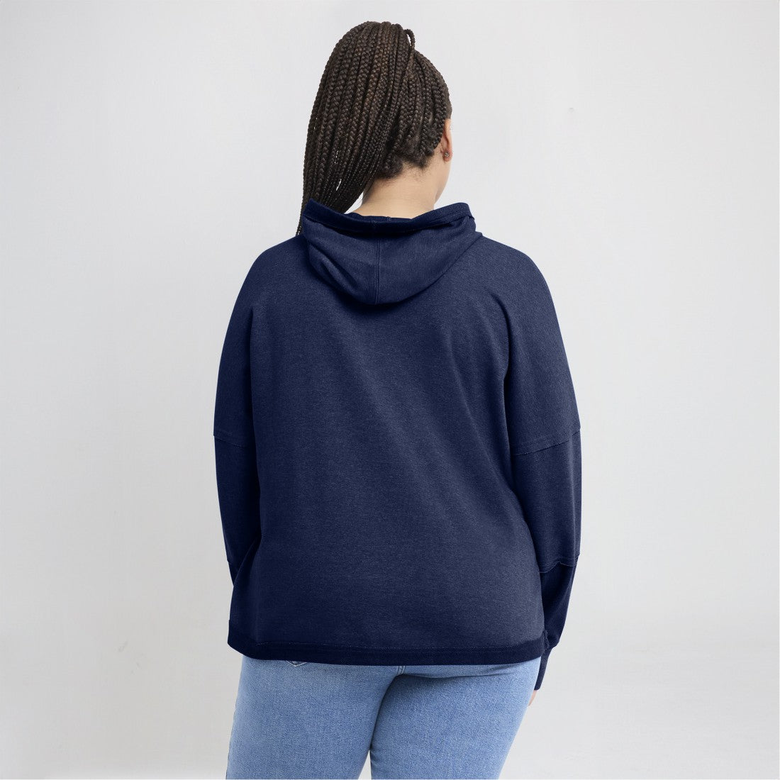 Tennessee Titans Fanatics Women's Lightewight Modest Crop Lounge Helmet Arch Pullover Hoodie