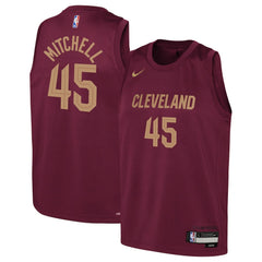 Donovan Mitchell Cleveland Cavaliers Youth Swingman Jersey sale New