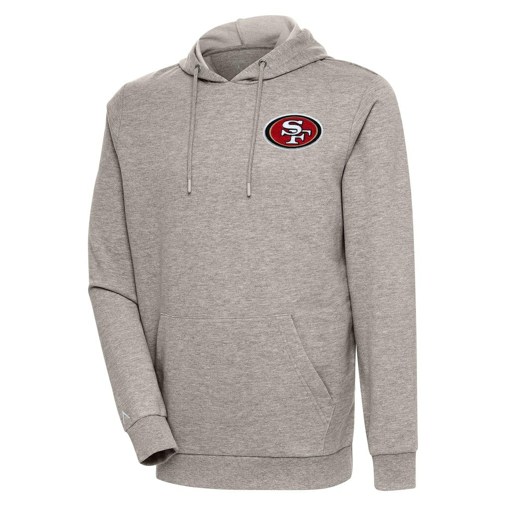 San Francisco 49ers  Antigua Action Lightweight Pullover Hoodie