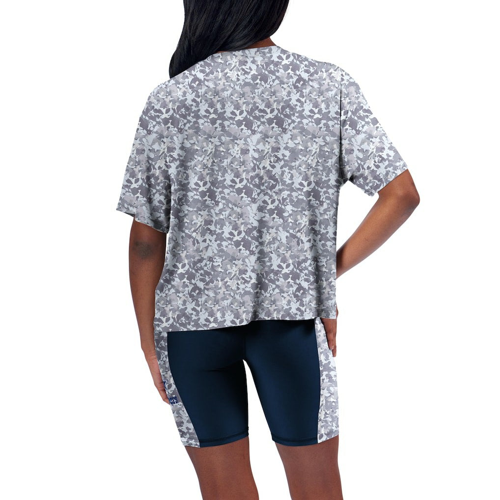 Dallas Cowboys  Certo Women's Cropped Turnout T-Shirt