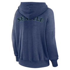 Seattle Kraken Fanatics Women's Breakout Lace-Up Pullover Hoodie On Sale