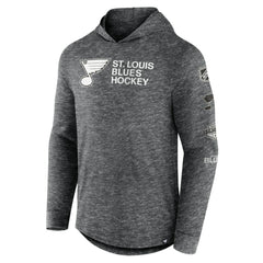 St. Louis Blues Fanatics Stacked Long Sleeve Hoodie T-Shirt Outlet