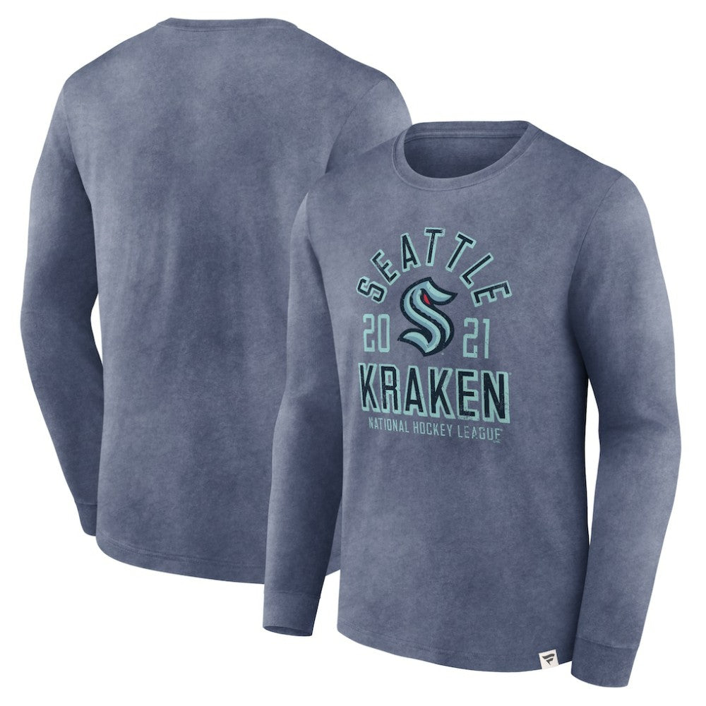 Seattle Kraken Fanatics Keep The Zone Long Sleeve T-Shirt On Sale