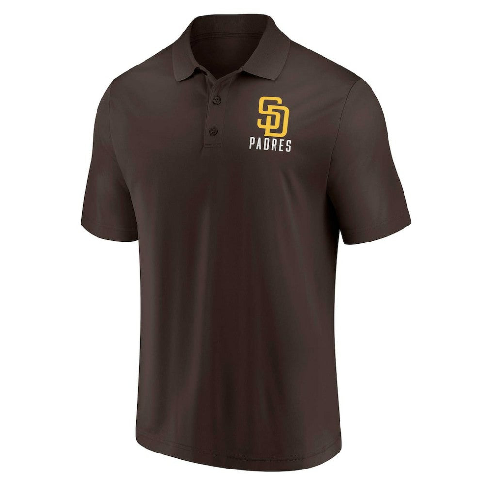 San Diego Padres Fanatics Two-Pack Logo Lockup Polo Set | MLB Outlet