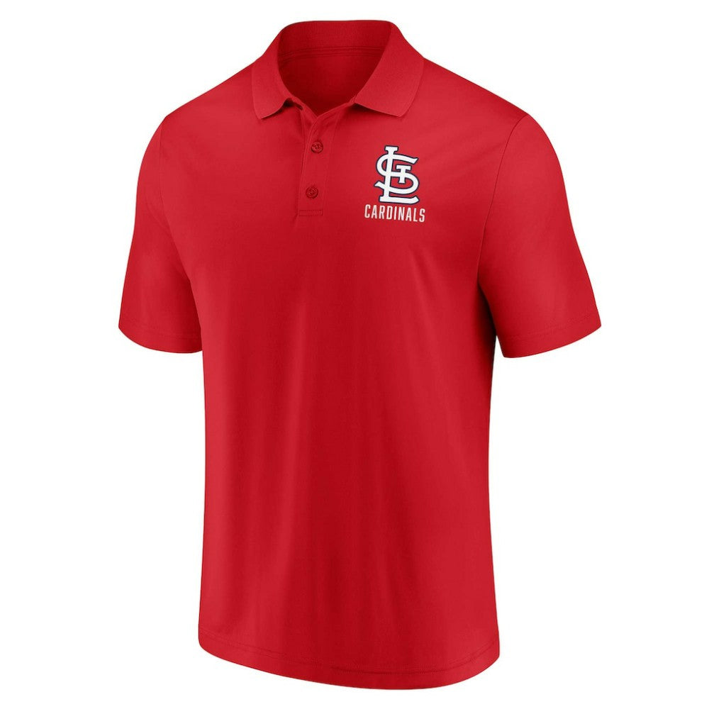 St. Louis Cardinals Fanatics Two-Pack Logo Lockup Polo Set | MLB Shop