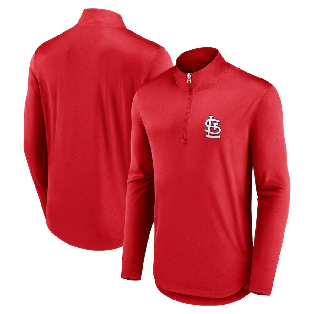 St. Louis Cardinals Fanatics Quarterback Quarter-Zip Top | MLB Discount